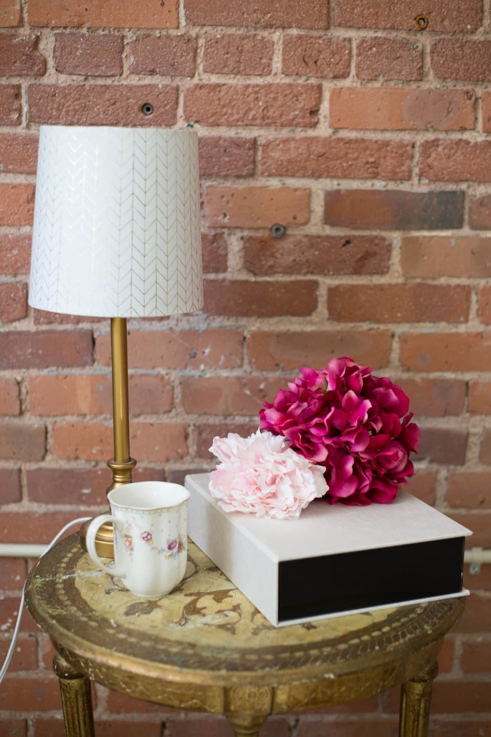 Chevron Shade Table Lamp