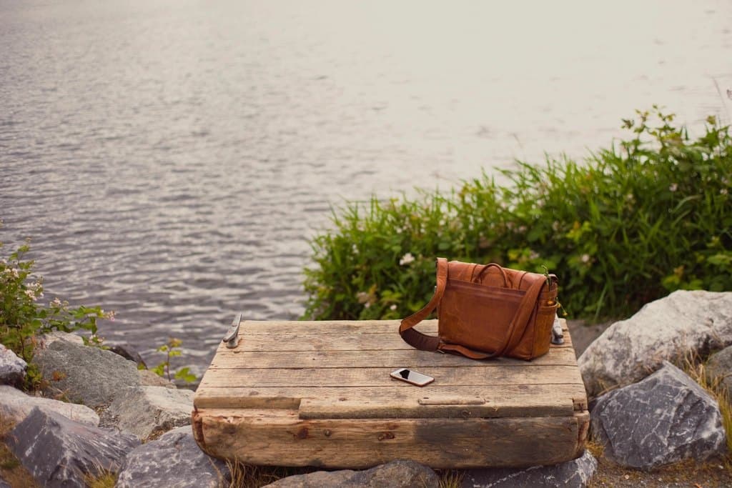 Leather Messenger Bag