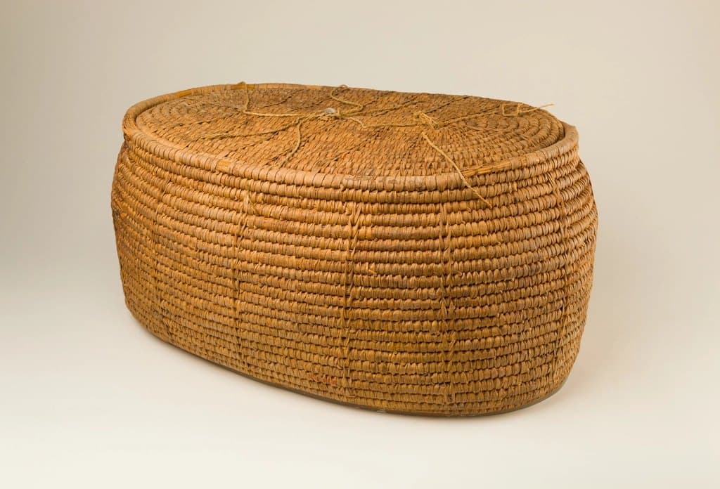 Lidded Woven Basket