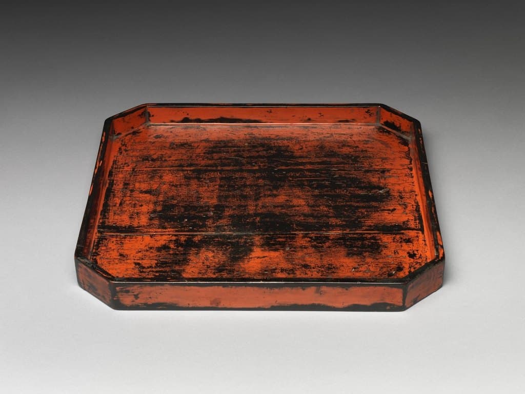 Octagonal Lacquer Tray