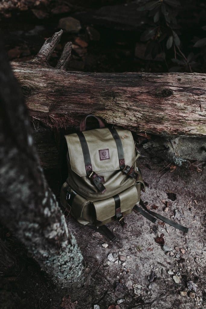 Olive Canvas Daypack