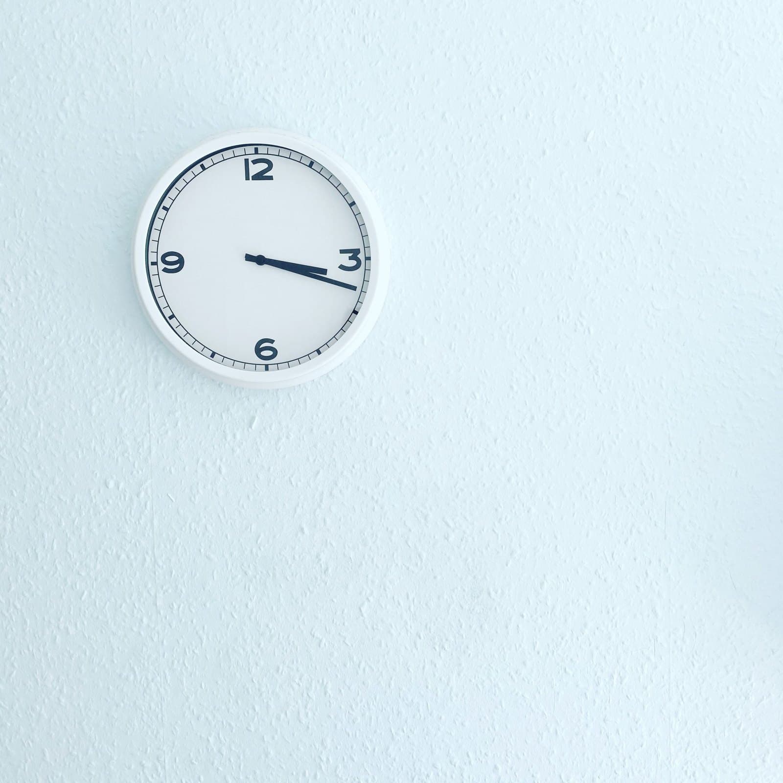 White Wall Clock